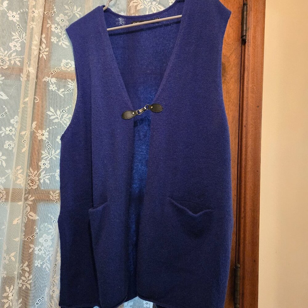 sold Gudrun Sjoden Wool Vest. Size Large. EUC. $70